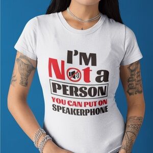 Sarcasm Graphic T-Shirt Women’s Short Sleeve Graphic Tee Cotton